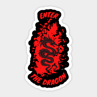 Enter The Dragon Sticker